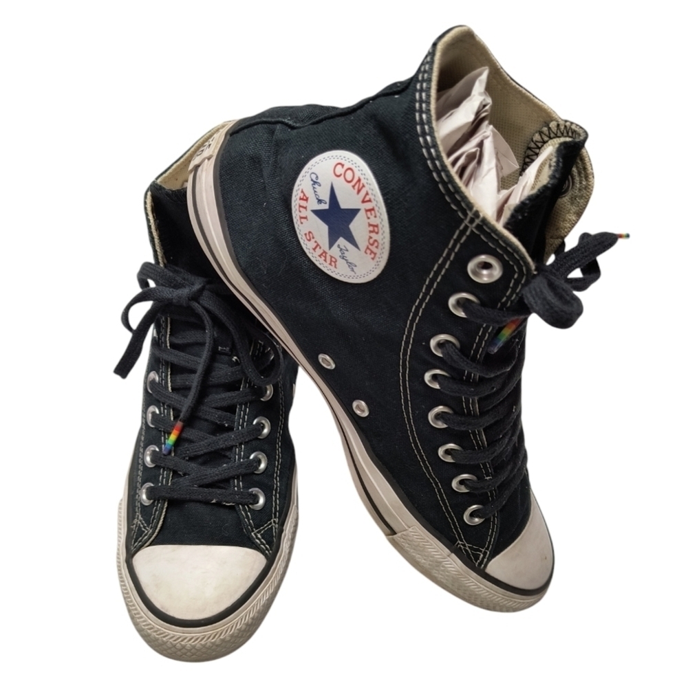Converse Chuck Taylor All Star Black High Top Sneakers Size Men 7.5/Women 9.5